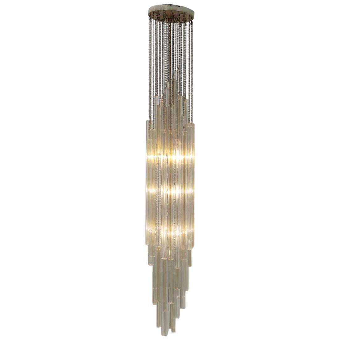 Midcentury Trilobi Pendant Lamp by Venini, 1960s