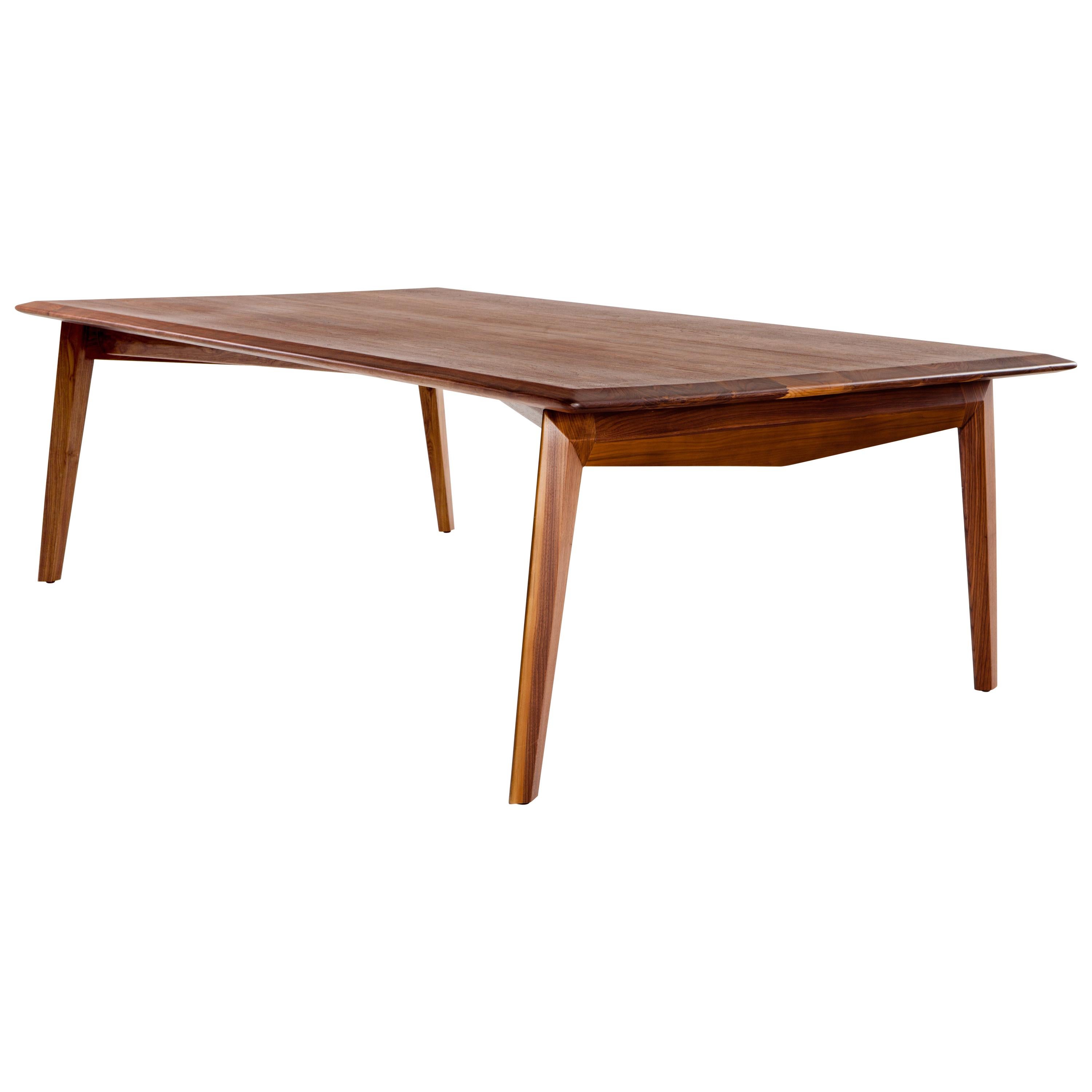 Tabularasa, Mid-Century Modern Wooden Dining or Office Table For Sale