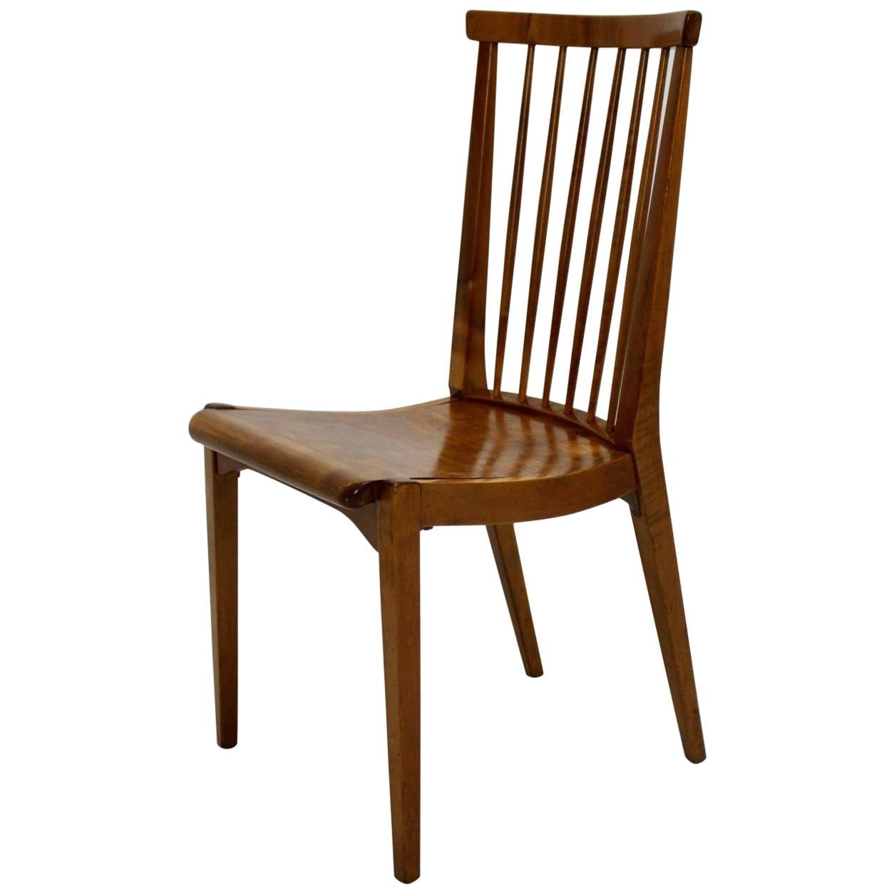 Brown Mid-Century Modern Maple Tree Chair by Otto Niedermoser for Thonet For Sale