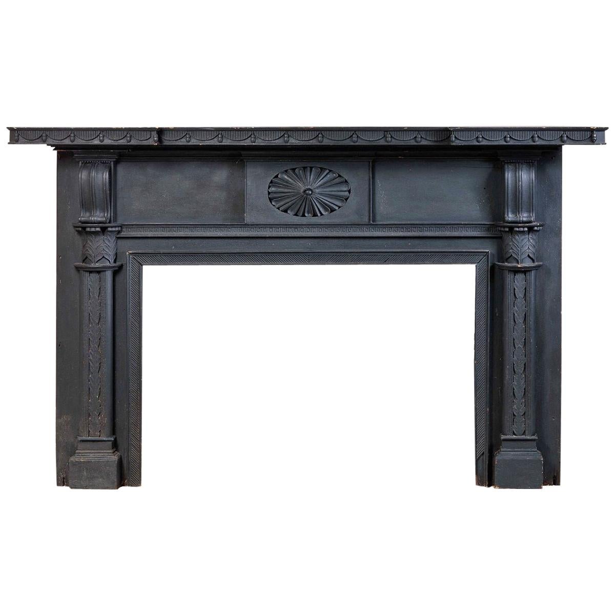 Carved Federal Mantelpiece For Sale