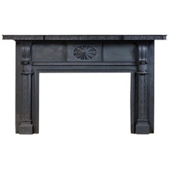 Carved Federal Mantelpiece