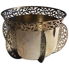 Cuenco londinense de plata de ley de principios del siglo XX por Goldsmiths & Silversmiths