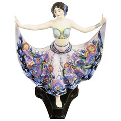 20th Century Sculpture in Polychrome Artistic Ceramics by Goldscheider, 1920