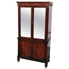 Italian Directoire Style Marble-Top Cabinet