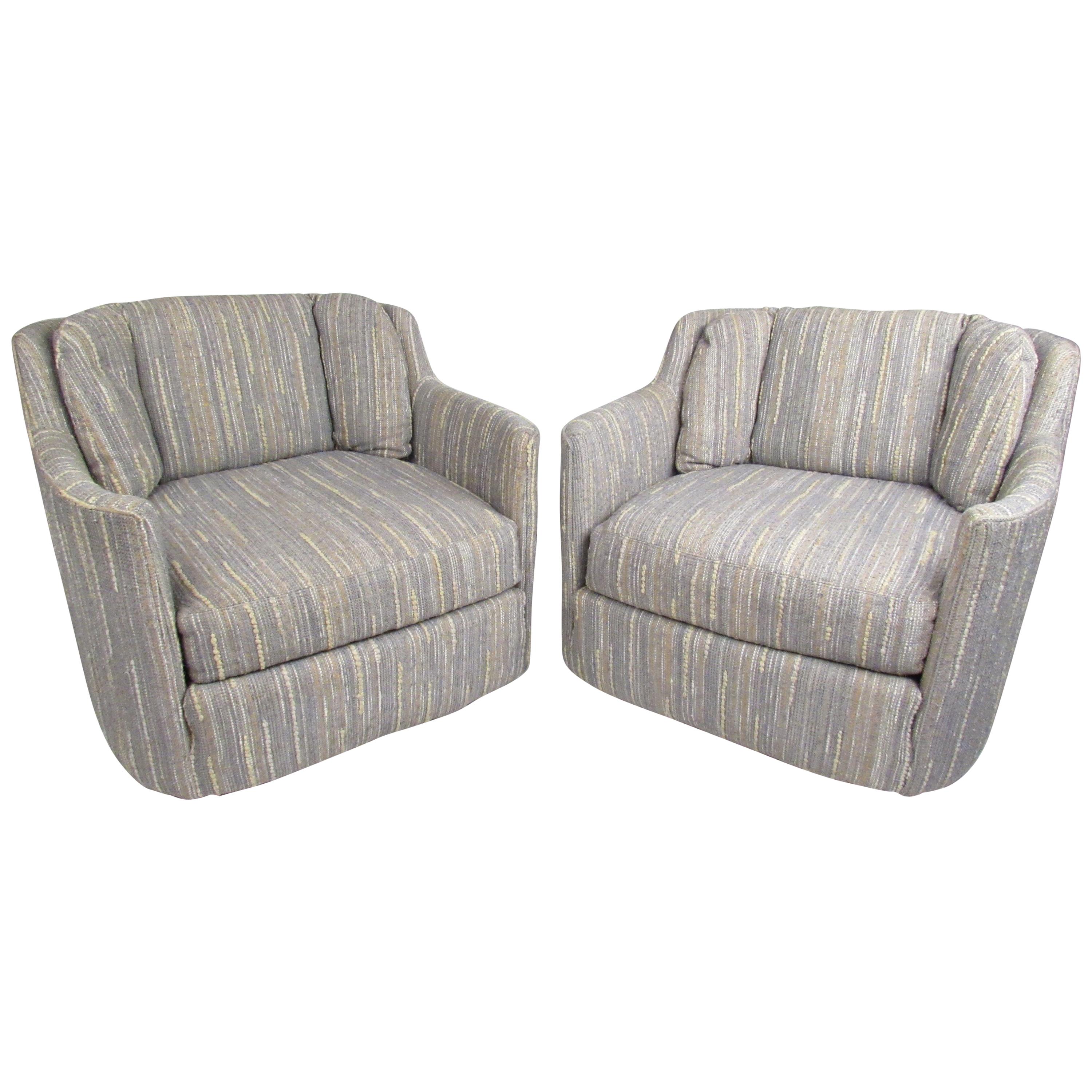 Pair of Folio 500 Lounge Chairs by Henredon
