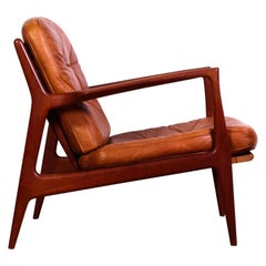 Midcentury Danish Ib Kofod-Larsen Lounge Chair for Chr. Jensen