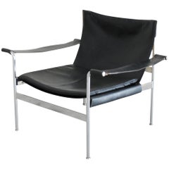 Tecta D 99 Leather Armchair Chair by Hans Könecke Black