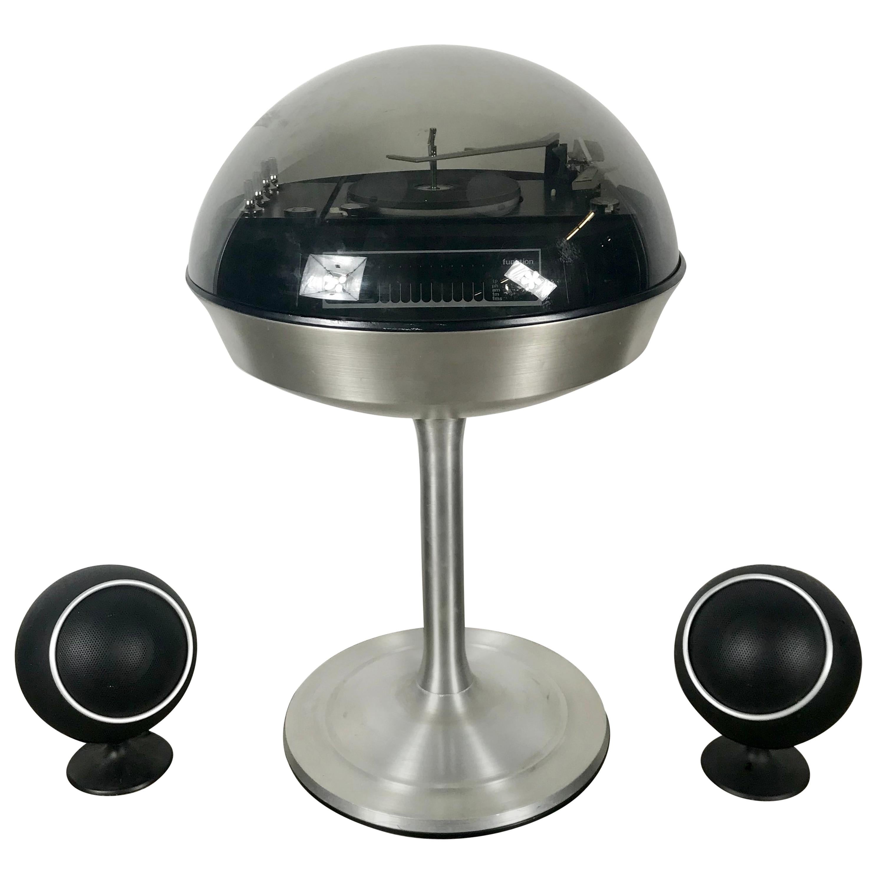 Modernist Space Age Bubble Top Apollo 860 Stereo/Record Player by Electrohome