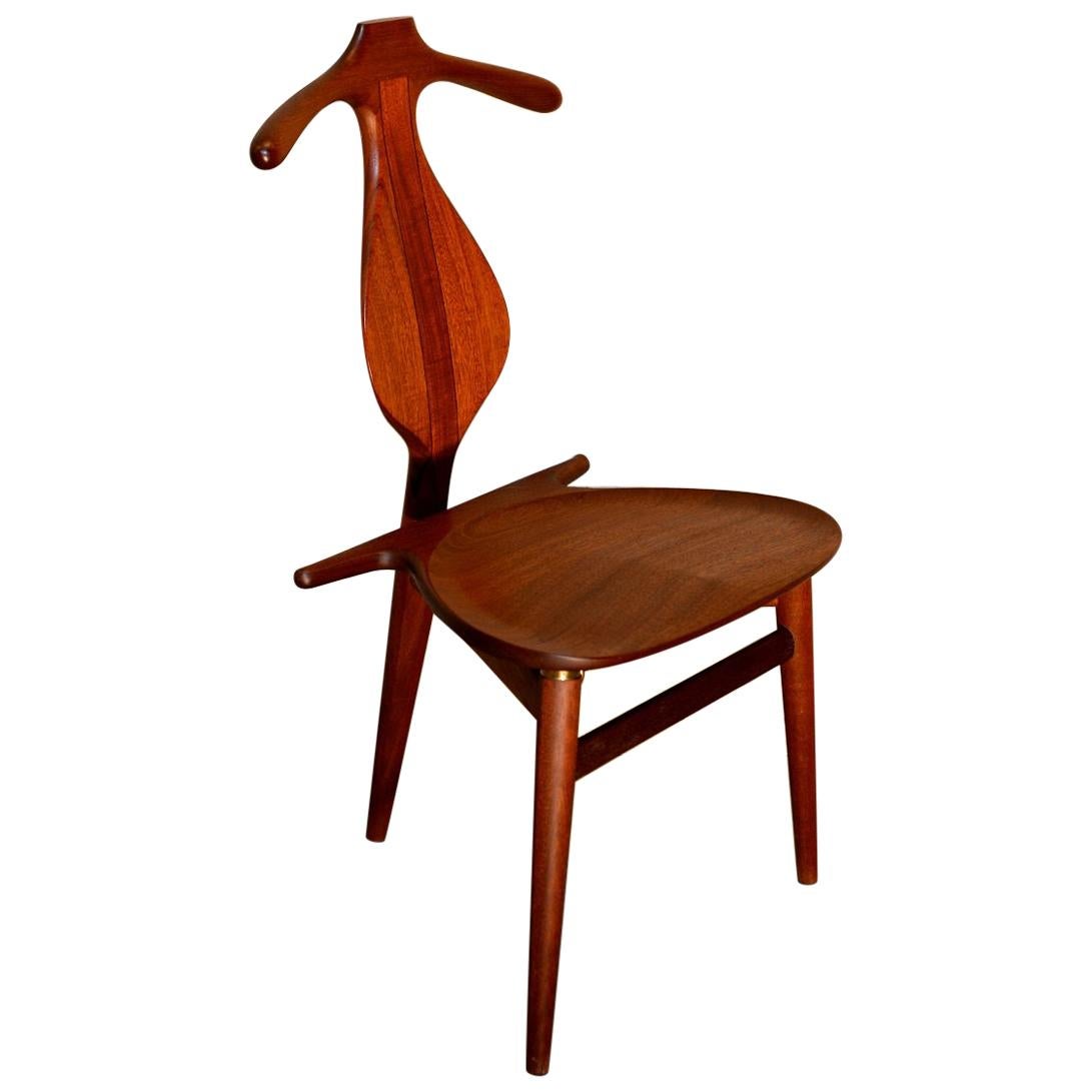 Valet Chair, PP250, Cuba Mahogany and Wenge, by Hans J. Wegner, PP Møbler DK For Sale