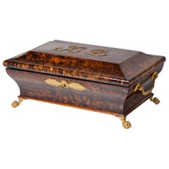 Antique Charles X Jewelry Box, France, circa 1820