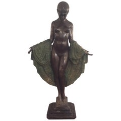 Außergewöhnliche Französisch Art deco J.E Descomps Bronz:: 1925