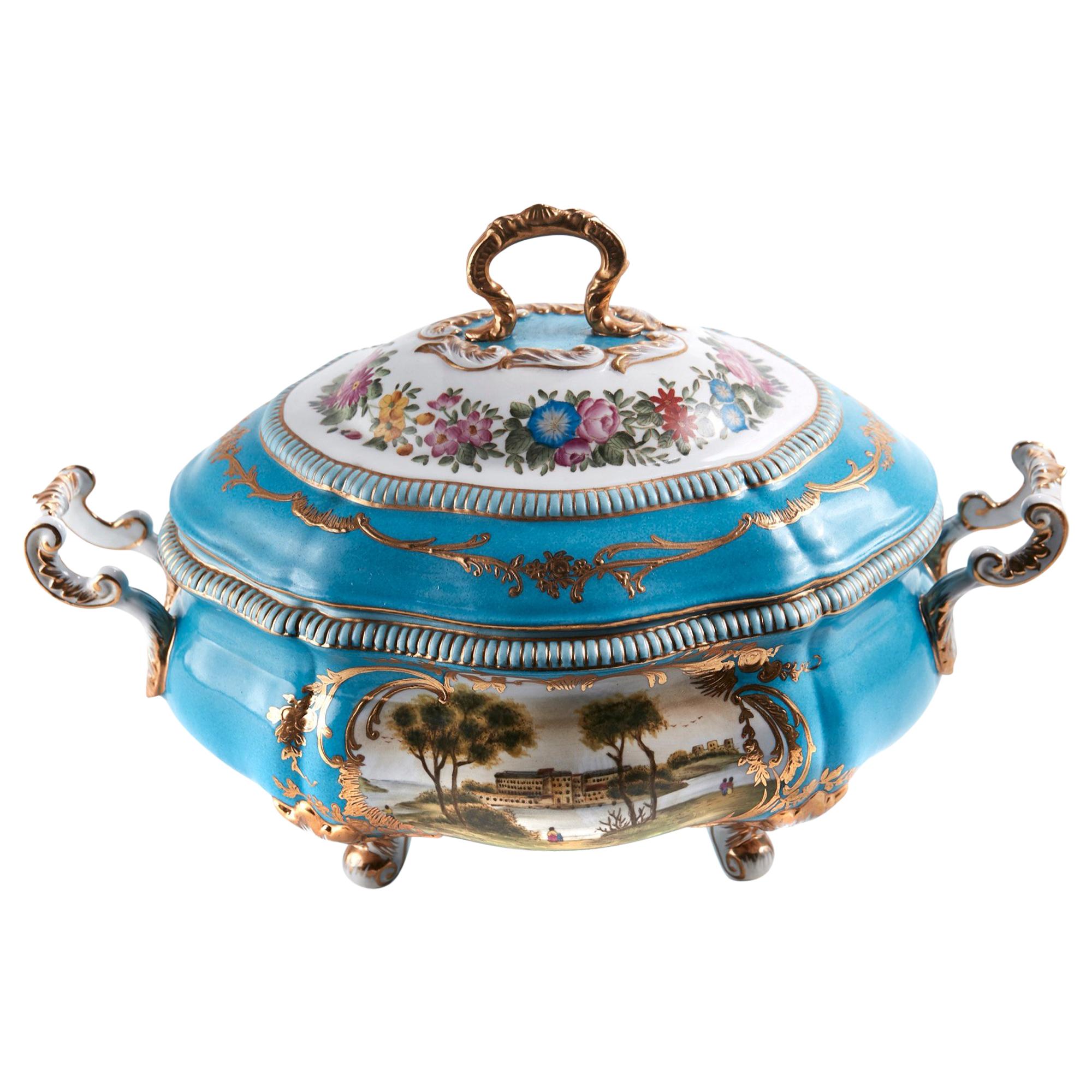 Fine Quality French Sevres Porcelain Tureen