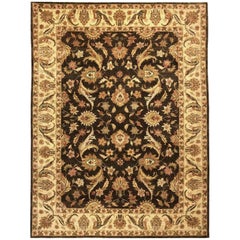 Retro Traditional Hand-woven Indian Agra Rug 