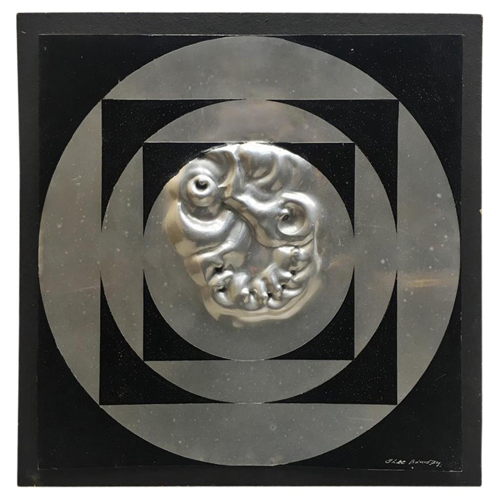 Vintage Swedish Wall Sculpture by Olle Blad, 1974 For Sale