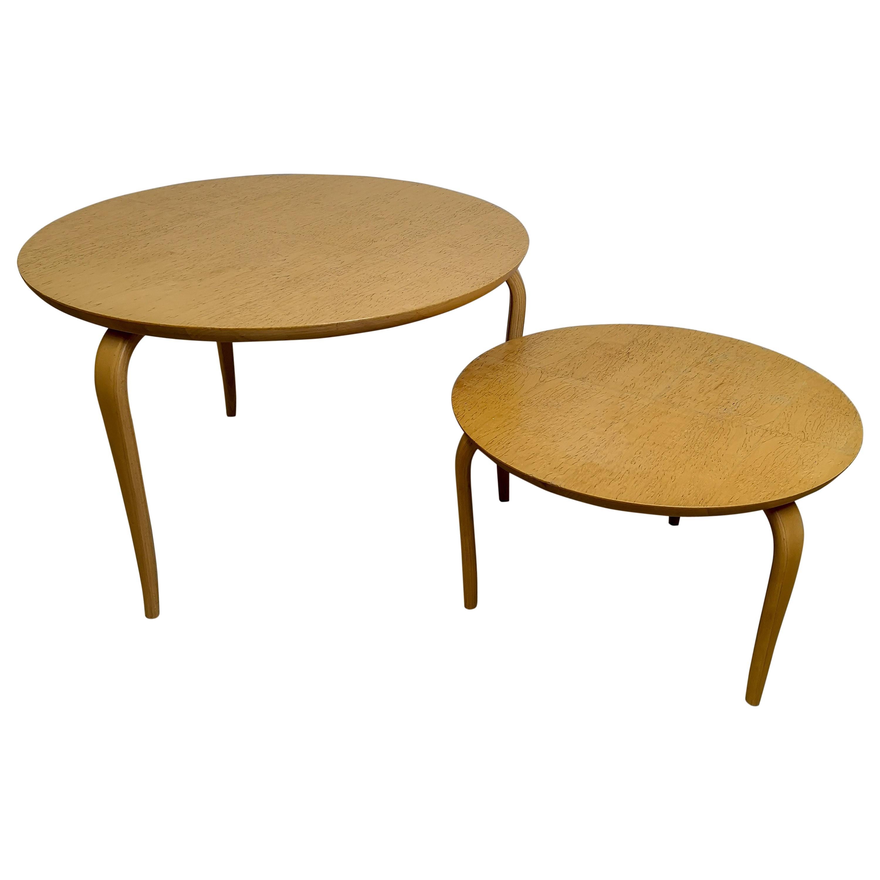 Pair of Occasional Tables Annika Designed by Bruno Mathsson