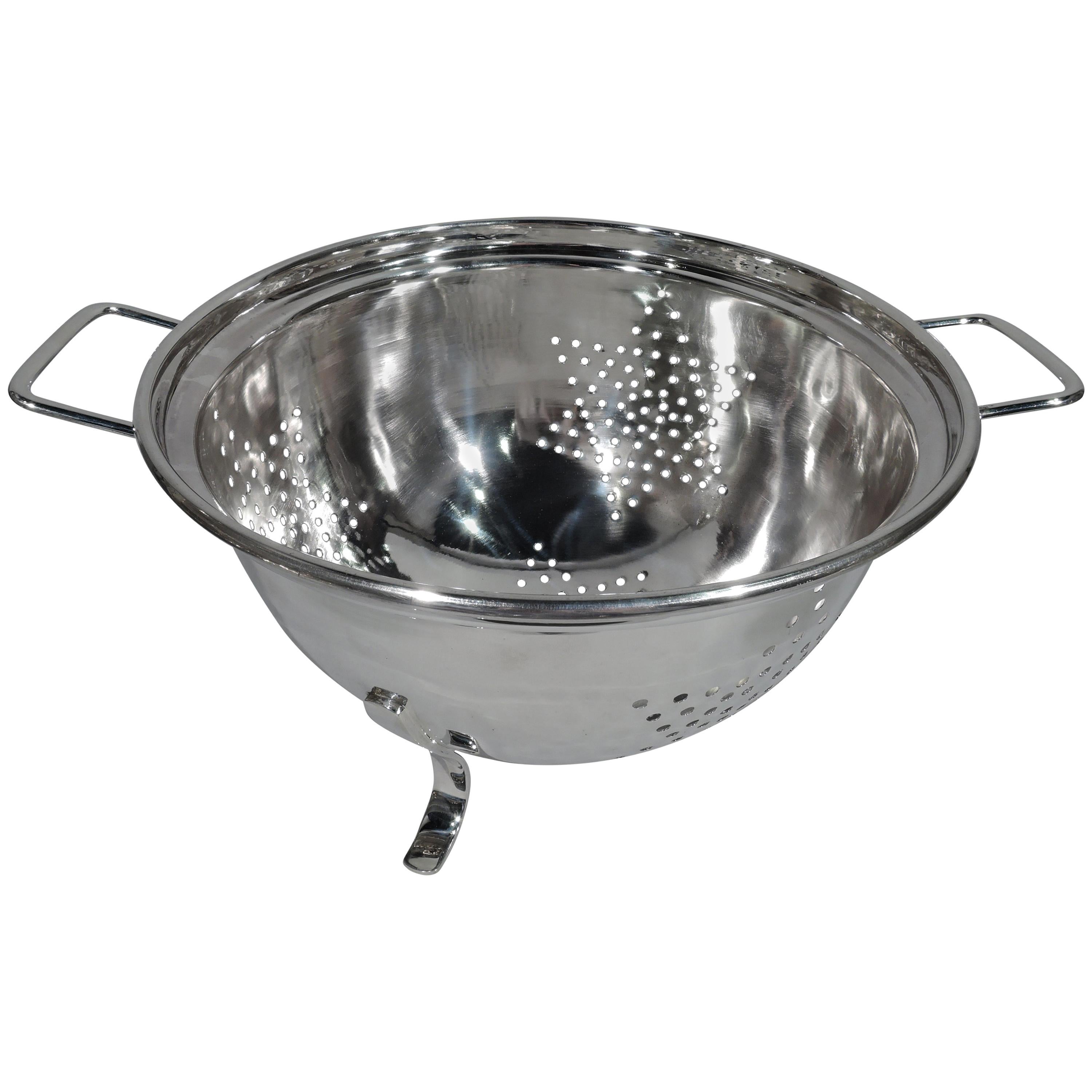 Super Luxurious Hand-Made Sterling Silver Colander by Cartier