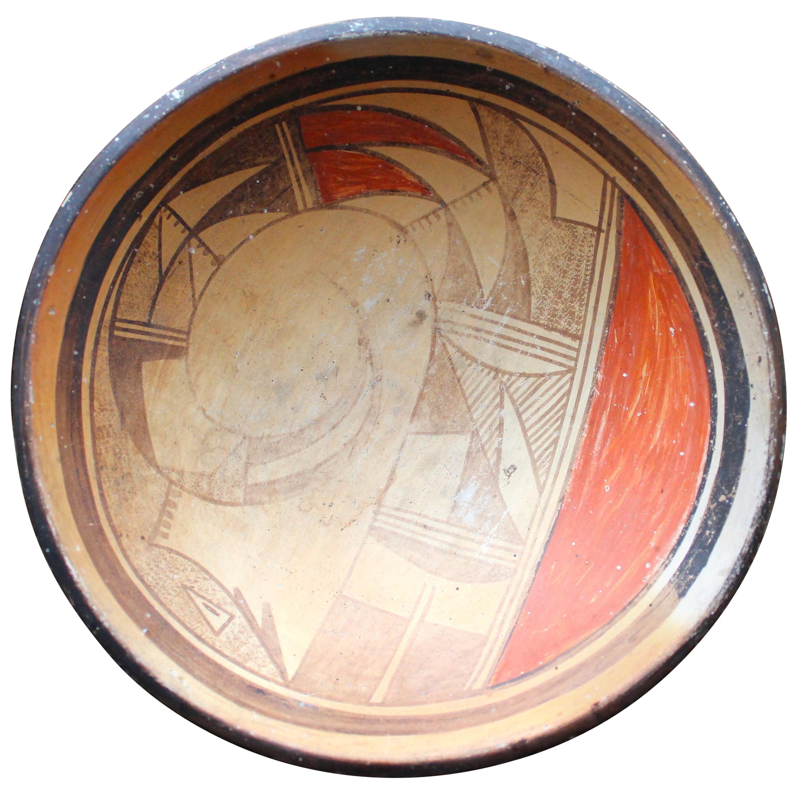 Paqua First Frogwoman Naha 1890-1955 Hopi Bowl For Sale