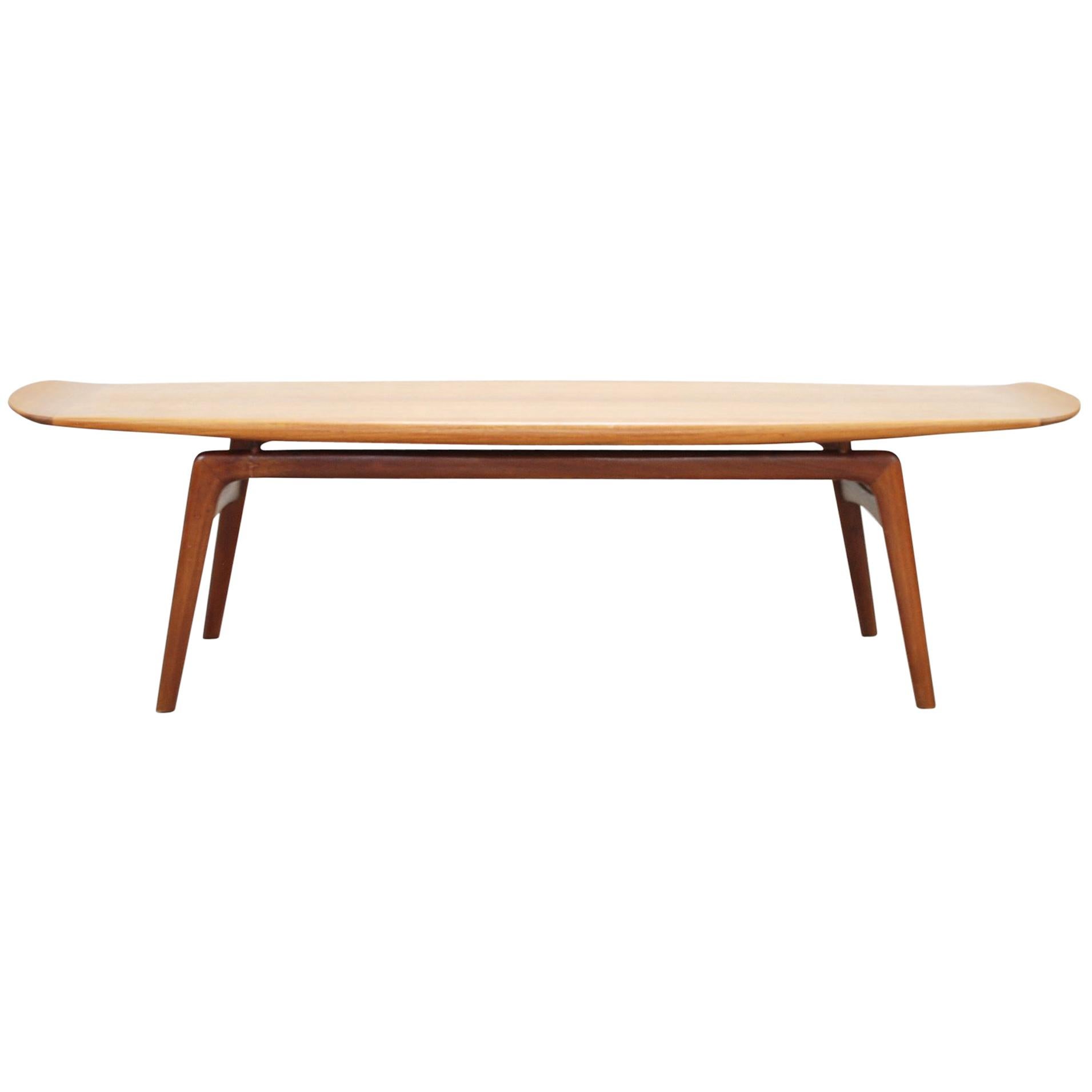 Danish Modern Coffee Table in Teak by  Arne Hovmand Olsen for Mogens Kold