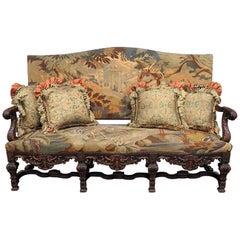 Belgisches Nadelspitze-Sofa im Renaissance-Stil