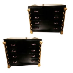 Pair of French Art Deco Chests of Drawers