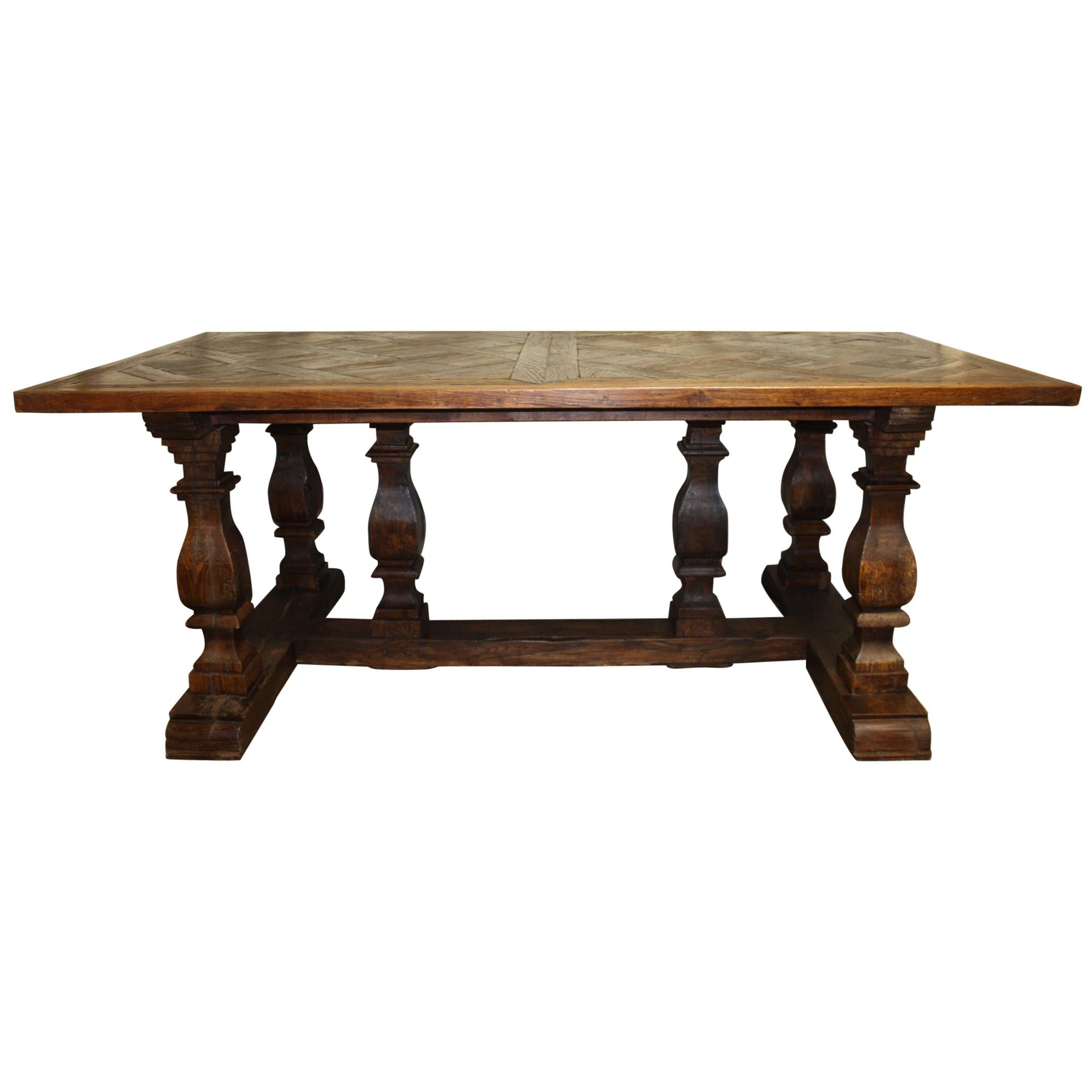 Magnificent 18th Century French Parqueted Table