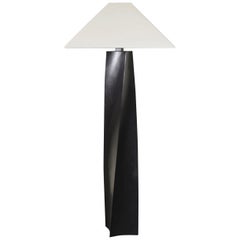 Helix Floor Lamp in Black Copper by Robert Kuo