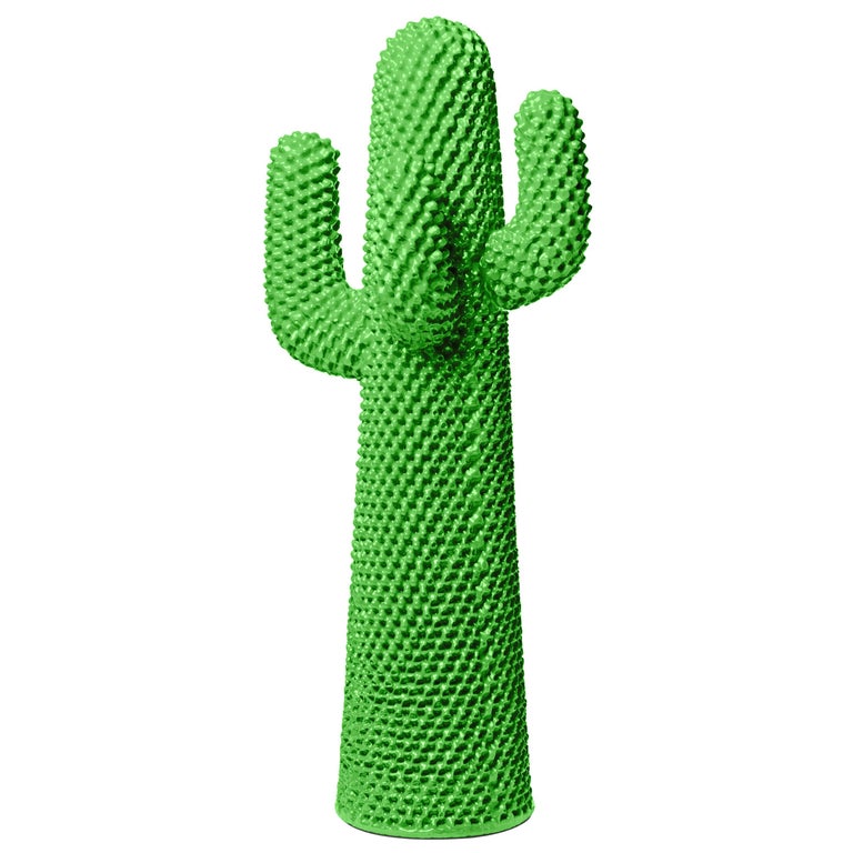 GUFRAM Another Green Cactus Sculptural Coatrack by Drocco & Mello For Sale