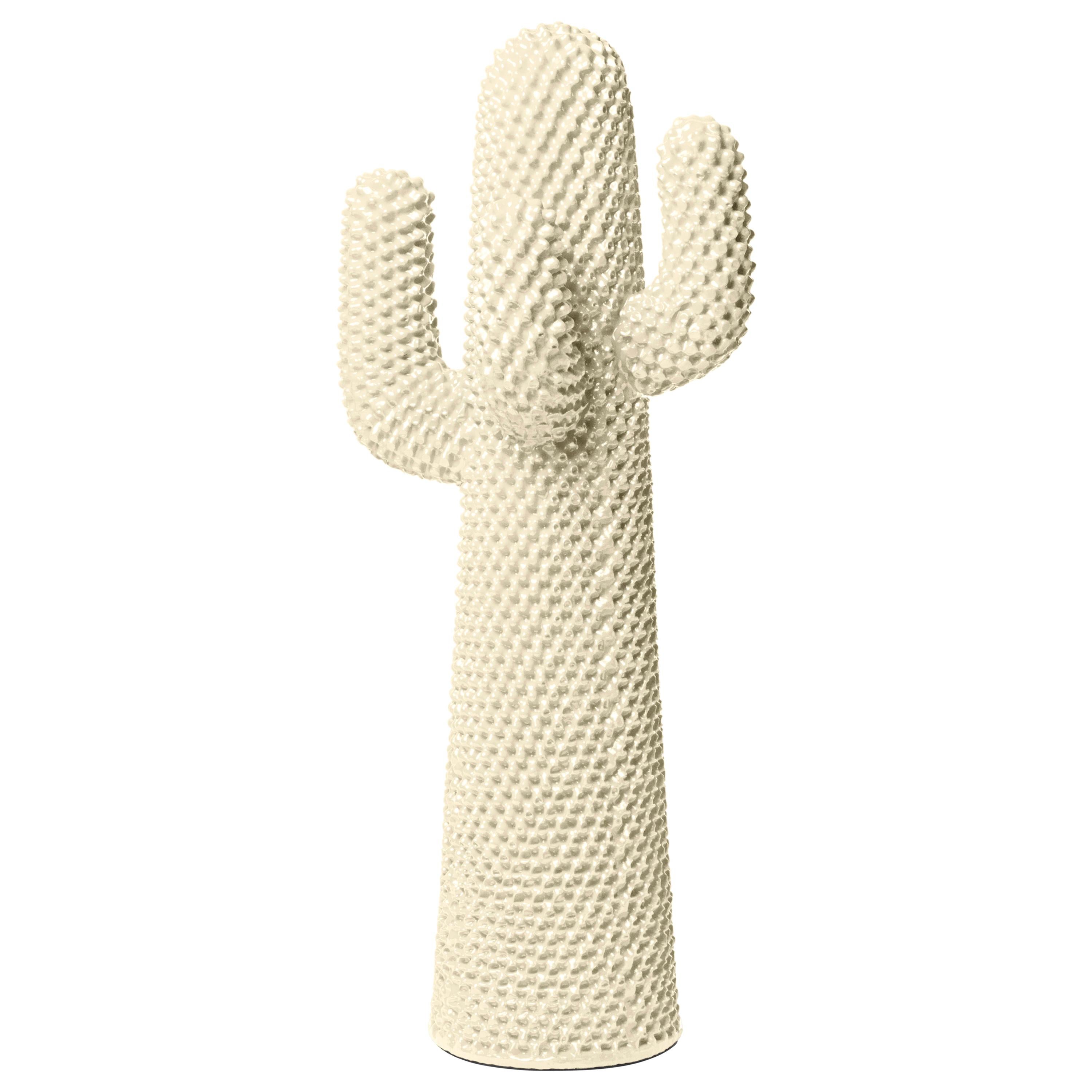 GUFRAM Another White Cactus Sculptural Coatrack by Drocco & Mello