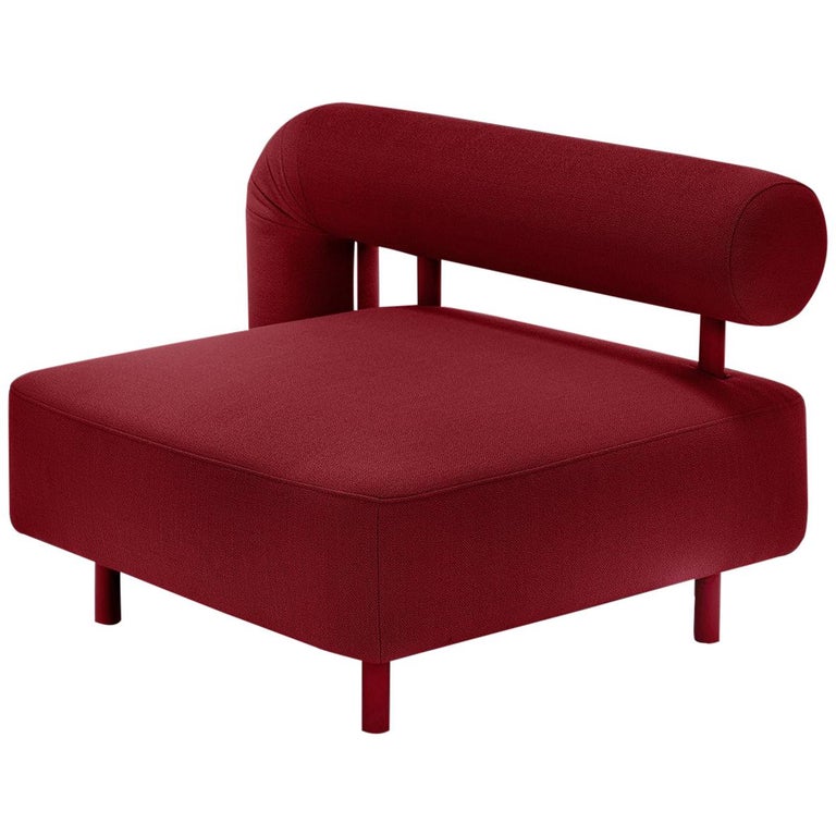 DISCO GUFRAM Charly Armchair in Red by Atelier Biagetti 1