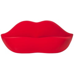 GUFRAM Bocca Couch in Fire Red by Studio 65