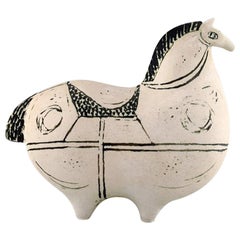 Seltene Gustavsberg Studio-Hand, Pferd von Stig Lindberg, schwedischer Keramiker