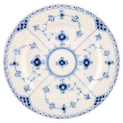 Royal Copenhagen Blue Fluted Lunch Plates, 8 Pieces