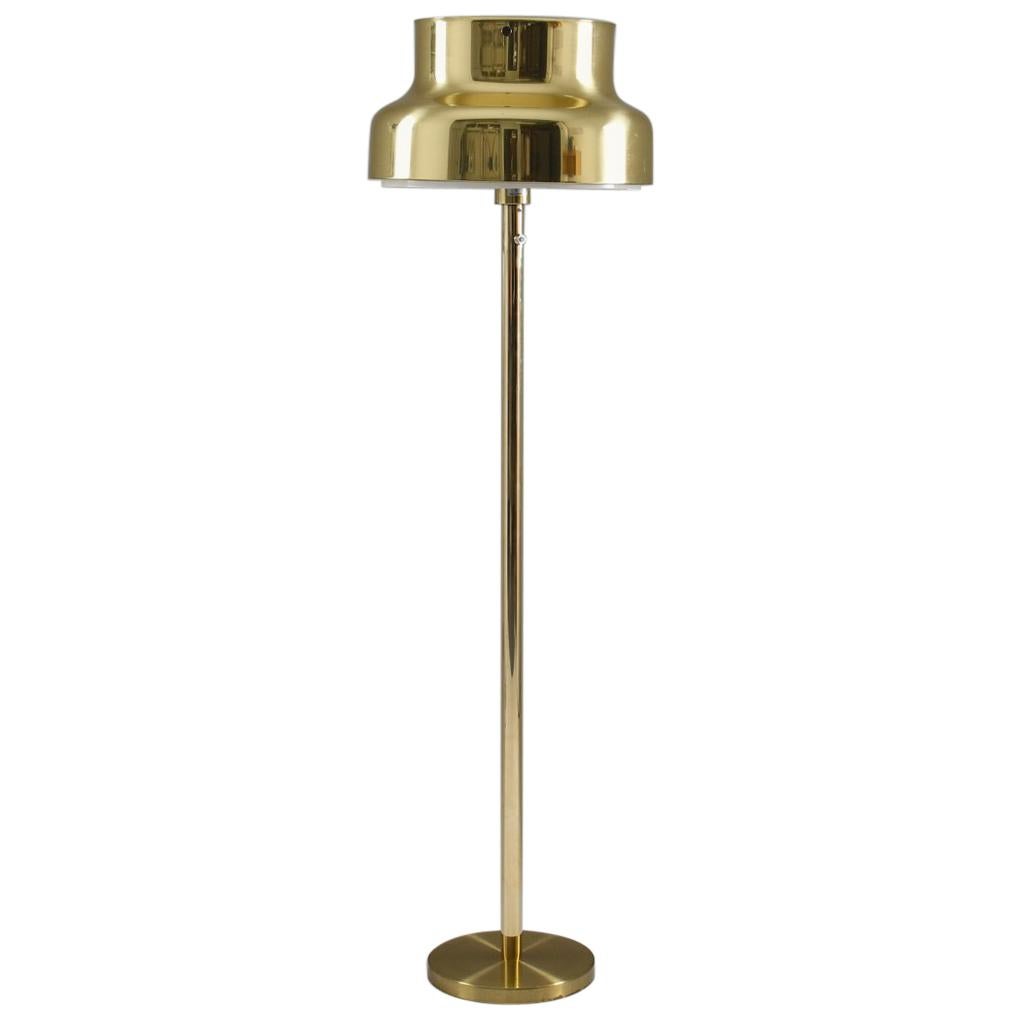 Swedish "Bumling" Floor Lamp in Brass by Anders Pehrson for Ateljé Lyktan