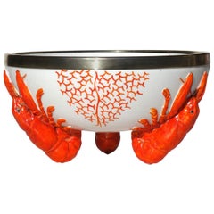 Art Nouveau by WMF Lobster Pottery Porcelain Bowl