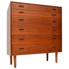 1960s Danish Vintage Teak Chest of Drawers