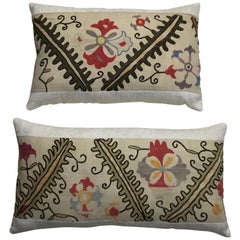 Pair of Antique Suzani Pillows