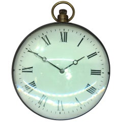 Extremely Large Edwardian 8 Day / 200 Hour Ball Clock with Roman Numerals