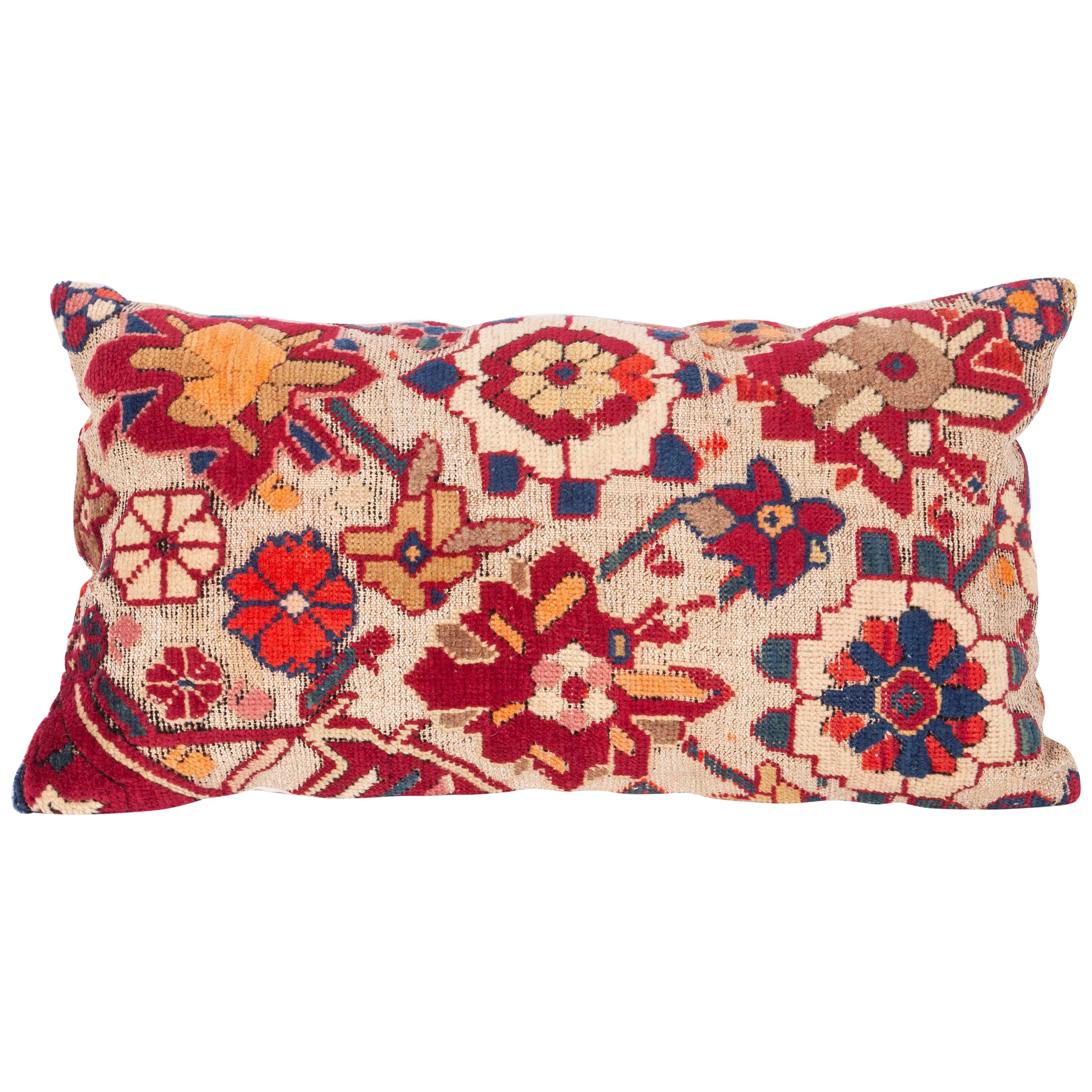 Antique Cushion / Pillow Case Fashioned from an Armenian Shusha Rug