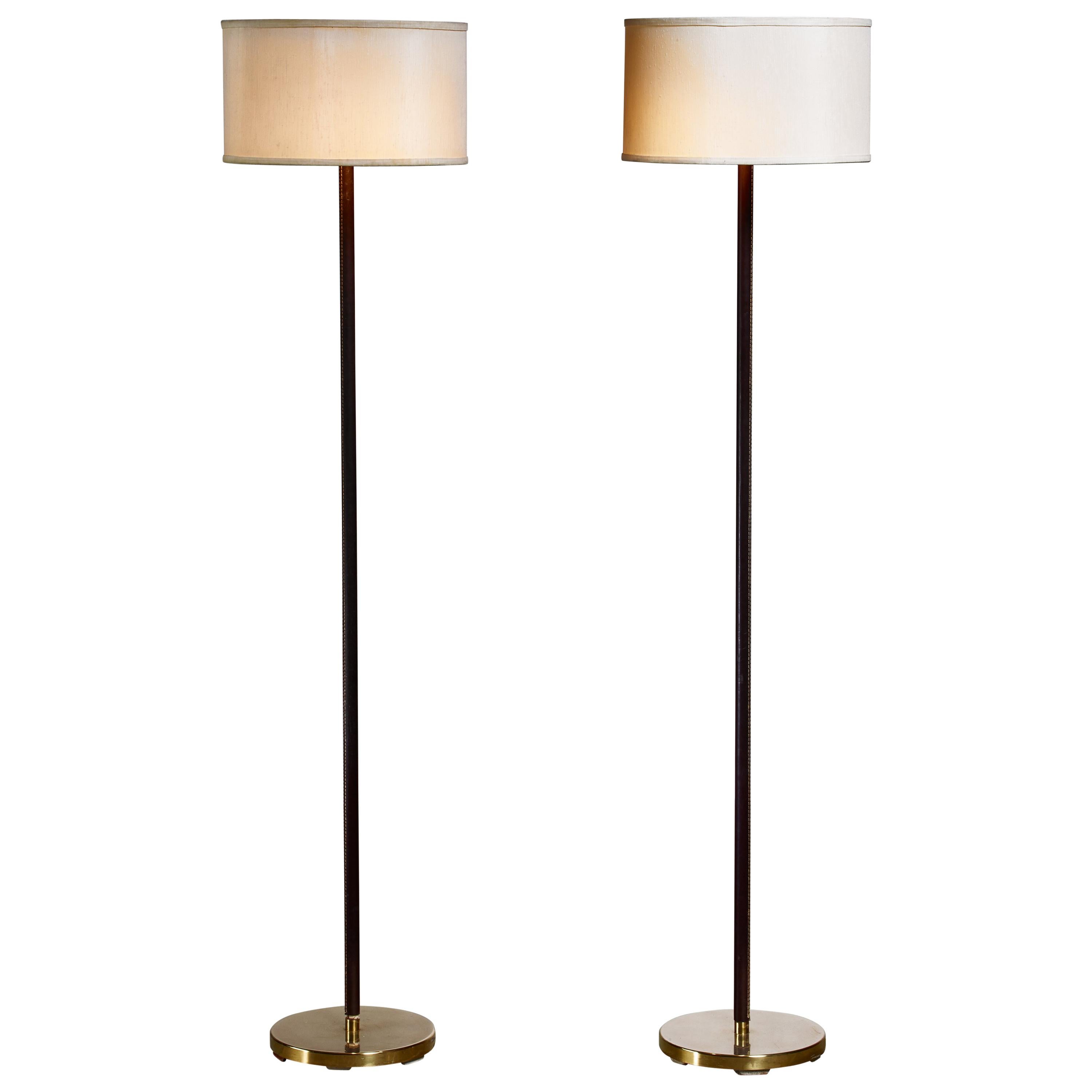 Luxurious, Minimal Floor Lamp by J.T. Kalmar, Austria, 1960s