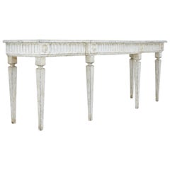 Large Late 19th Century Painted Console Table