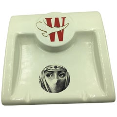Ceramic Ashtray Fornasetti for Winston