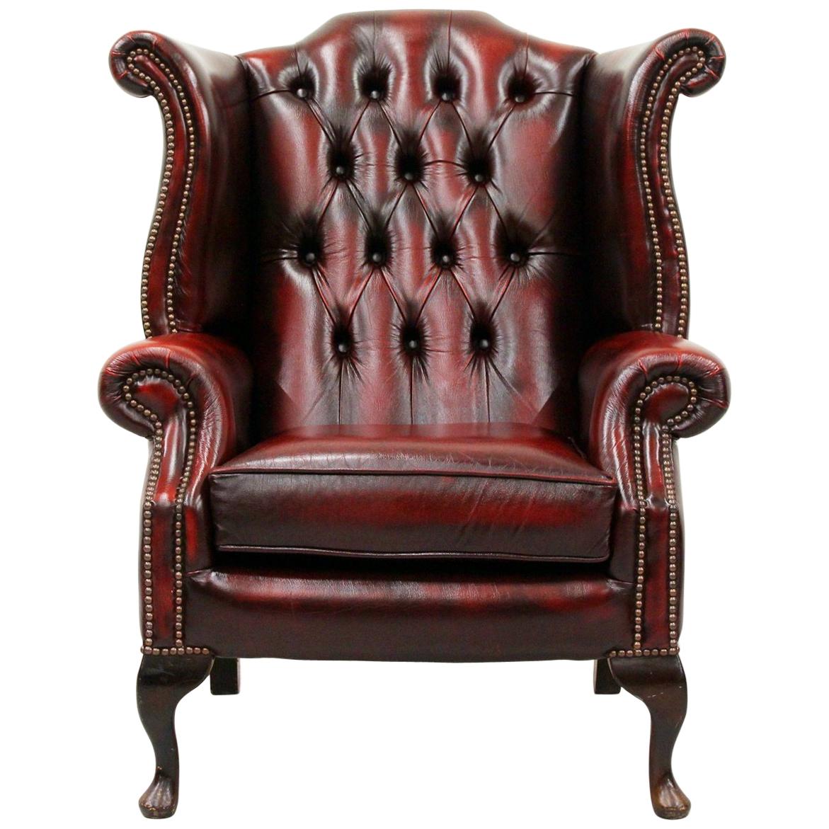 Chesterfield Chippendale Armchair Club Chair Chairs Baroque Antique For Sale