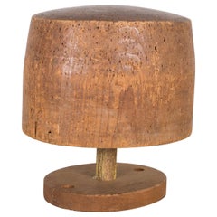 Antique Wooden Hat Mold, circa 1860-1920