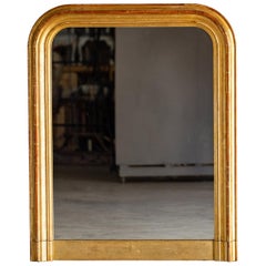 Louis Philppe Antique French Gold Mirror, circa 1885