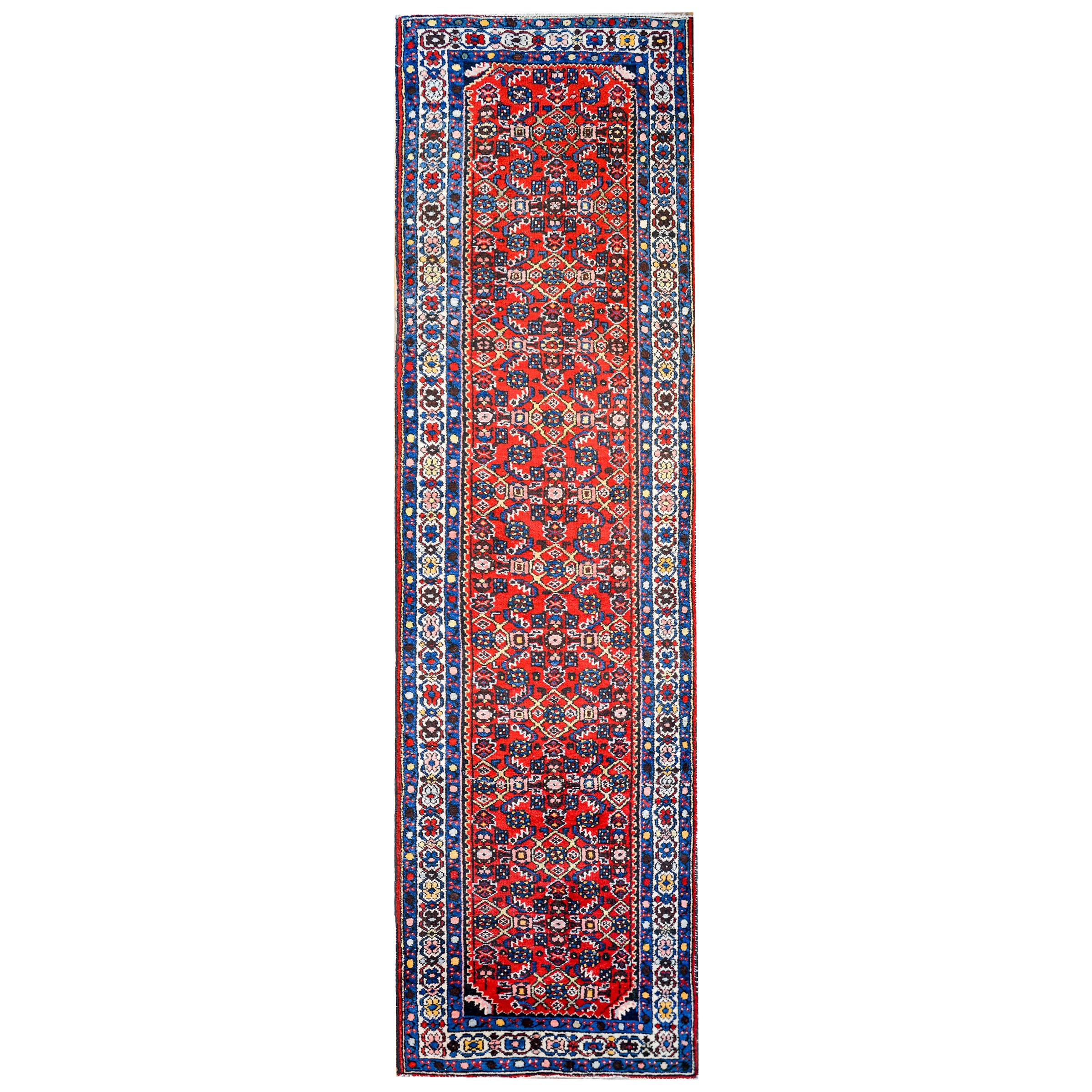 Early 20th Century Hosseinabad Runner For Sale