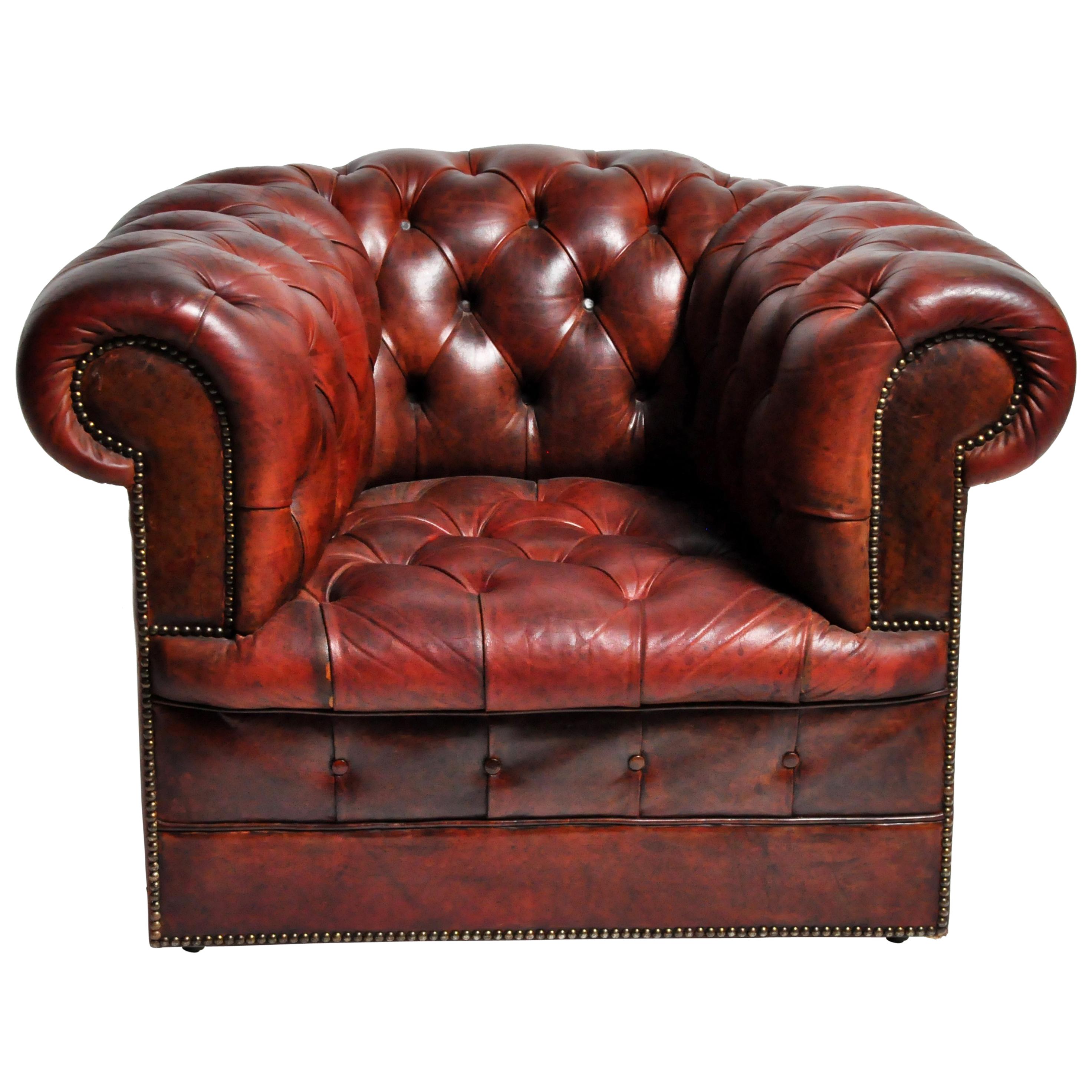 Chesterfield Chair on Casters