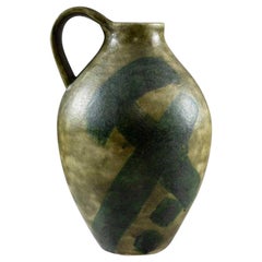 Large Italian Stoneware Pitcher by Guido Gambone