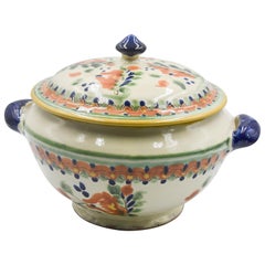 Talavera Serveware Ceramic Mexican Pottery Soup Tureen Traditional Colonial