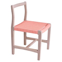 Giacomo Dining Chair in White Oak, Danish Cord