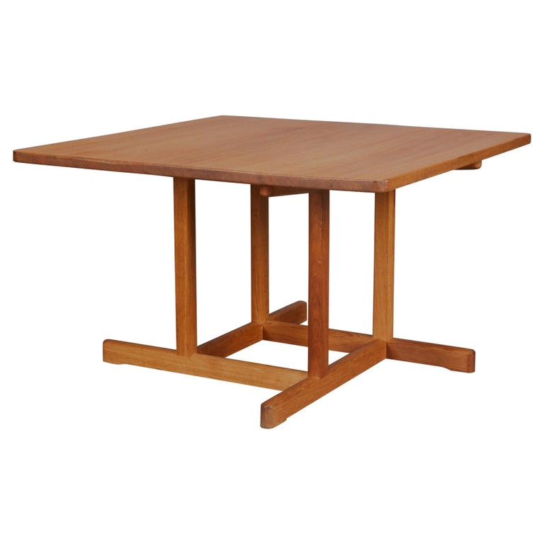 Square Borge Mogensen Coffee Table 'Model 5271' For Sale